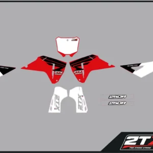 Kit grafiche 2TX 250R per Honda CRF250R