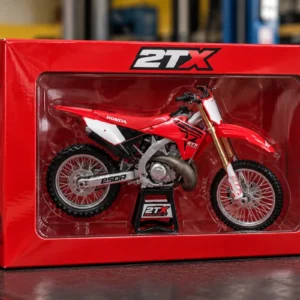 Modellino della Honda CRF250R 2TX nella sua scatola